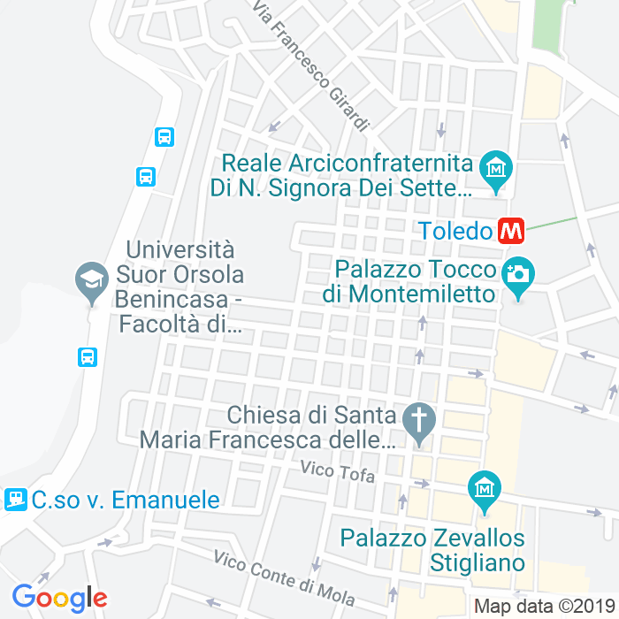 CAP di Via Portacarrese A Montecalvario a Napoli