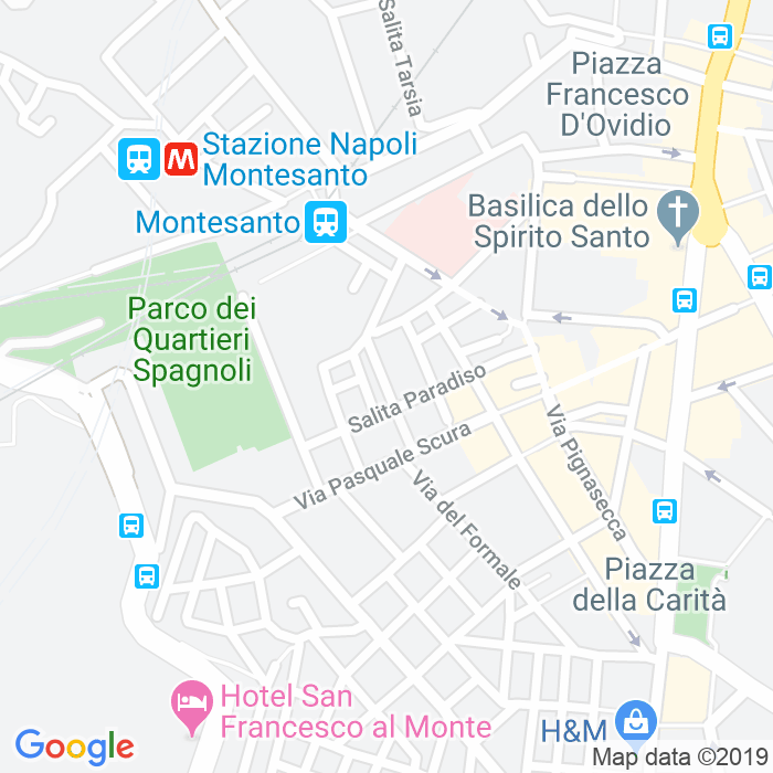 CAP di Via Rosario A Portamedina a Napoli