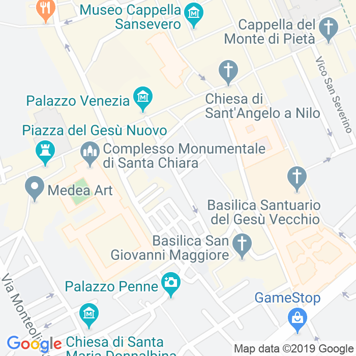 CAP di Via San Giovanni Maggiore Pignatelli a Napoli