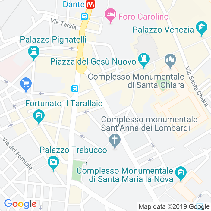 CAP di Via Sant'Anna Dei Lombardi a Napoli