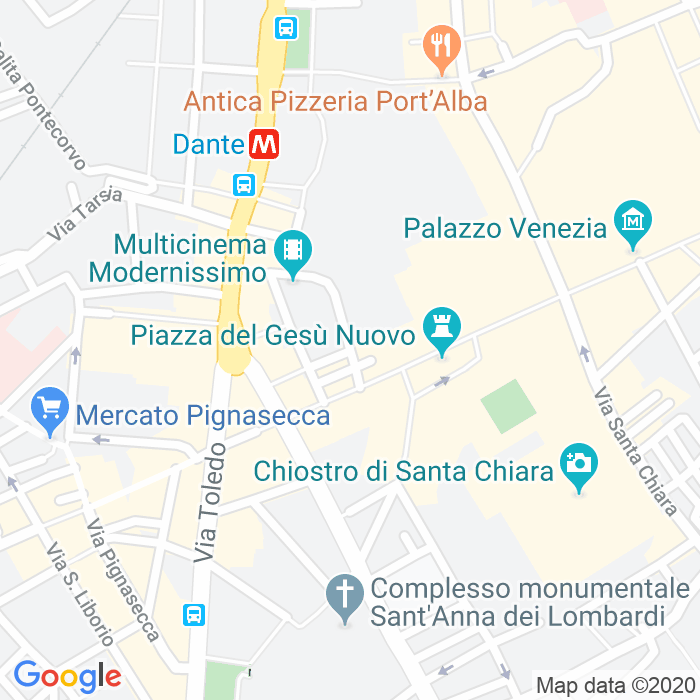 CAP di Vico Ii Cisterna Dell'Olio a Napoli