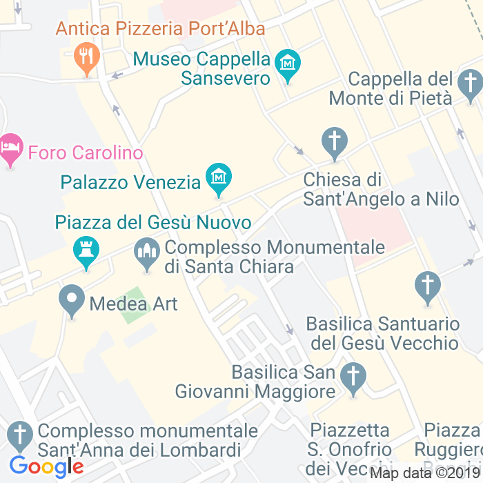 CAP di Vico Pallonetto Santa Chiara a Napoli