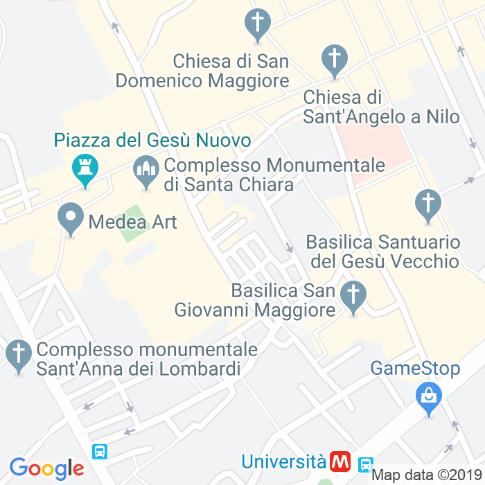 CAP di Vicoletto Foglia A Santa Chiara a Napoli