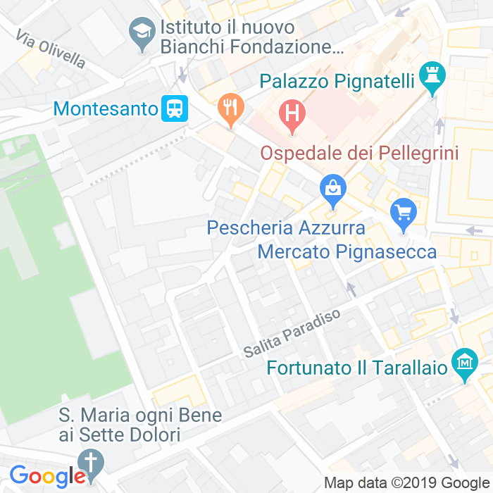 CAP di Vicoletto Rosario A Portamedina a Napoli