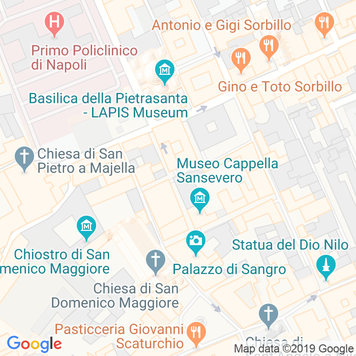 CAP di Vicoletto San Domenico Maggiore a Napoli