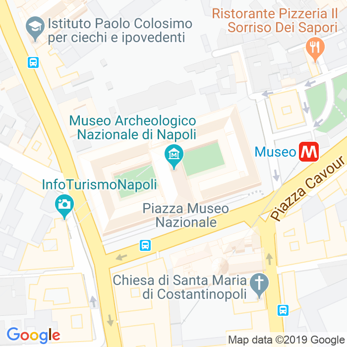 CAP di Piazza Museo Nazionale a Napoli
