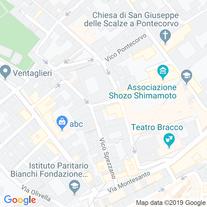 CAP di Piazzetta Sant'Alfonso E Sant'Antonio A Tarsia a Napoli