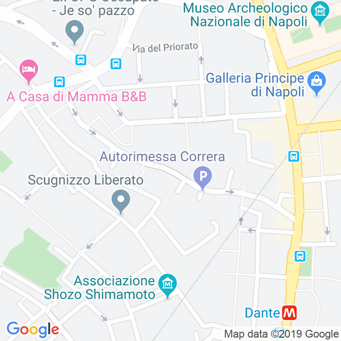 CAP di Via Francesco Saverio Correra a Napoli