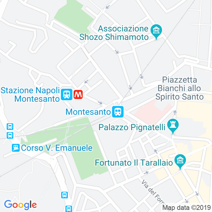 CAP di Via Montesanto a Napoli
