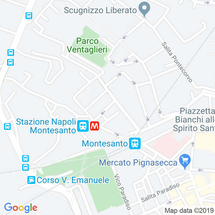 CAP di Vico I Montesanto a Napoli