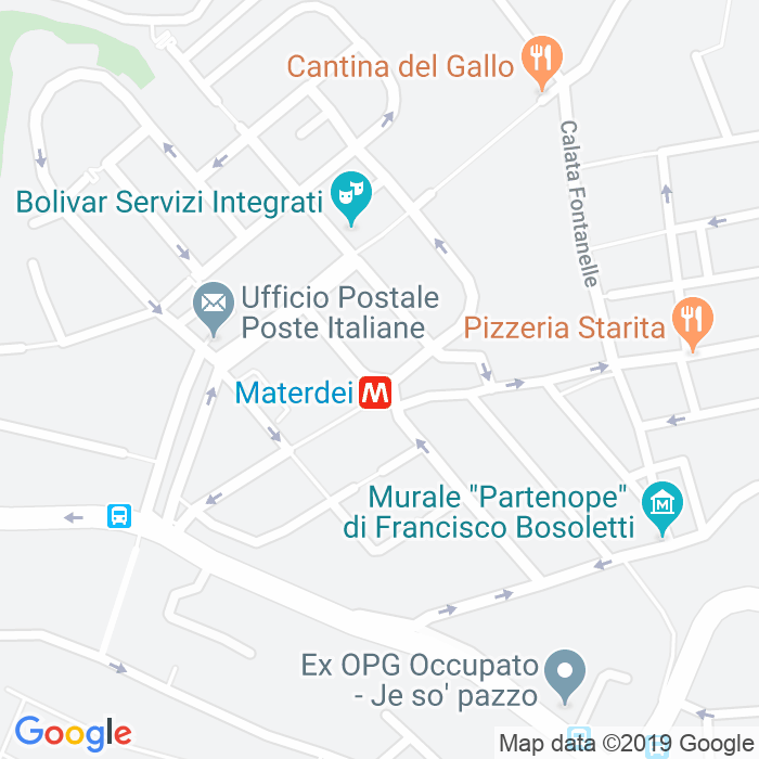 CAP di Piazza Scipione Ammirato a Napoli