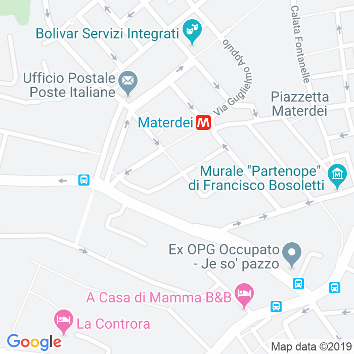 CAP di Via Antonio Ludovico Antinori a Napoli