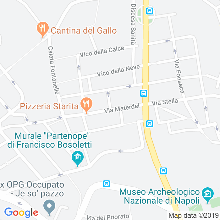 CAP di Via Materdei a Napoli