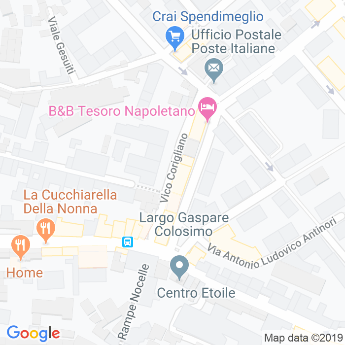 CAP di Vico Corigliano a Napoli