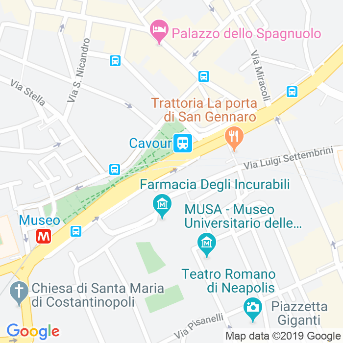 CAP di Piazza Cavour a Napoli