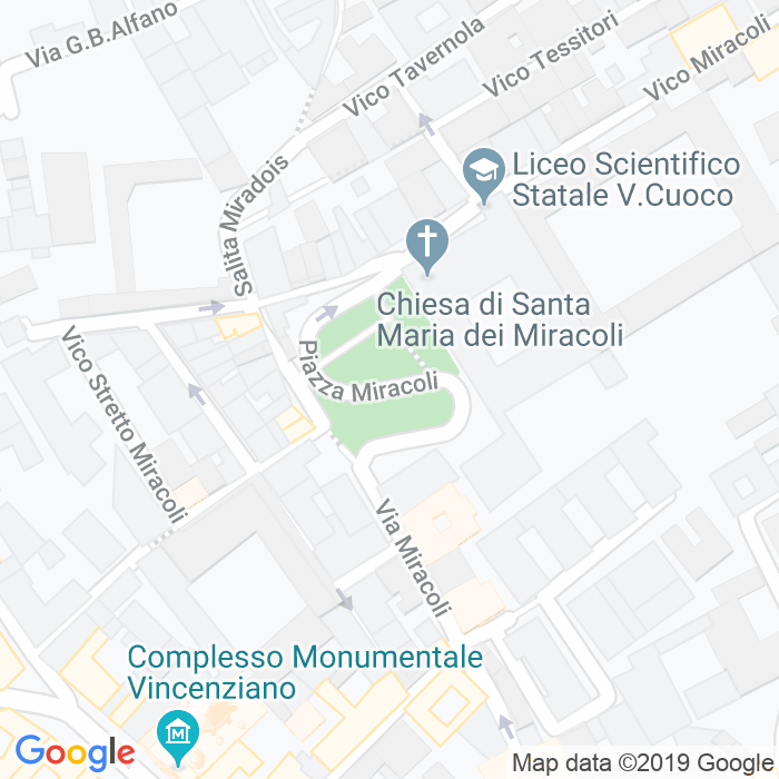 CAP di Piazza Miracoli a Napoli