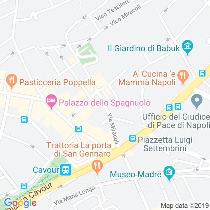 CAP di Via Dei Miracoli a Napoli