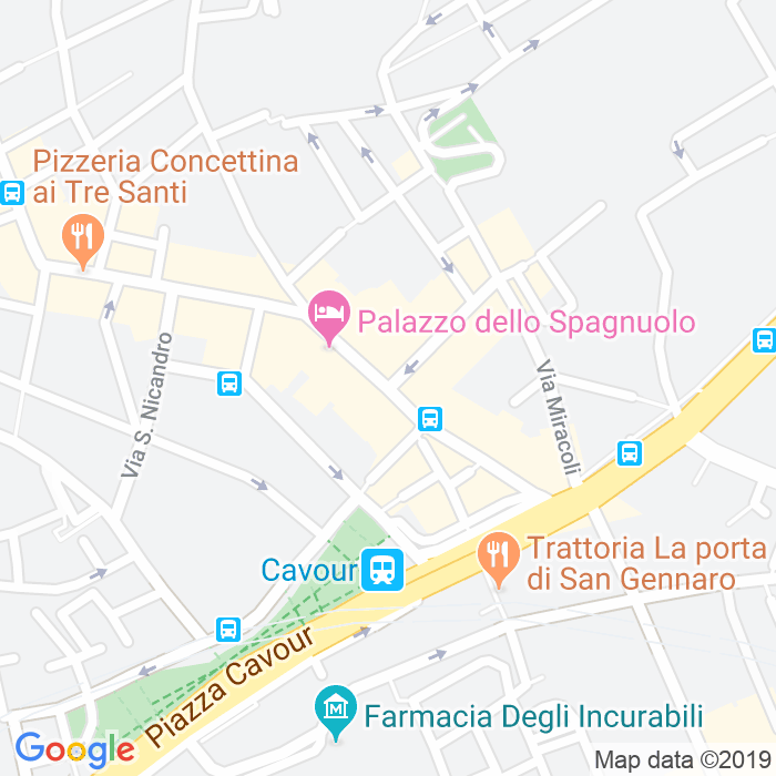CAP di Via Dei Vergini a Napoli