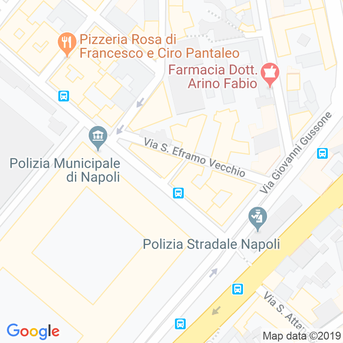 CAP di Via Francesco Mastriani a Napoli