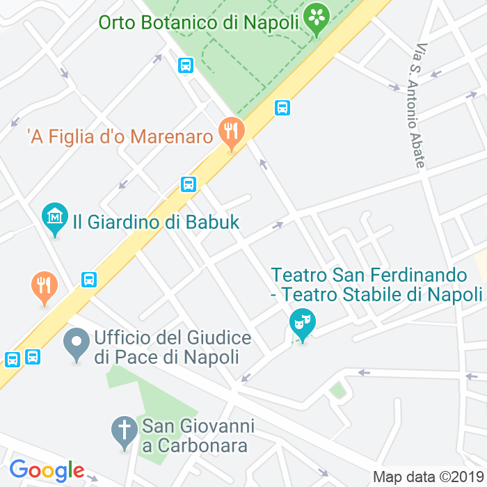 CAP di Via Guglielmo Gasparrini a Napoli