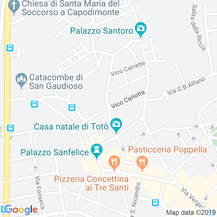 CAP di Via Santa Maria Antesaecula a Napoli