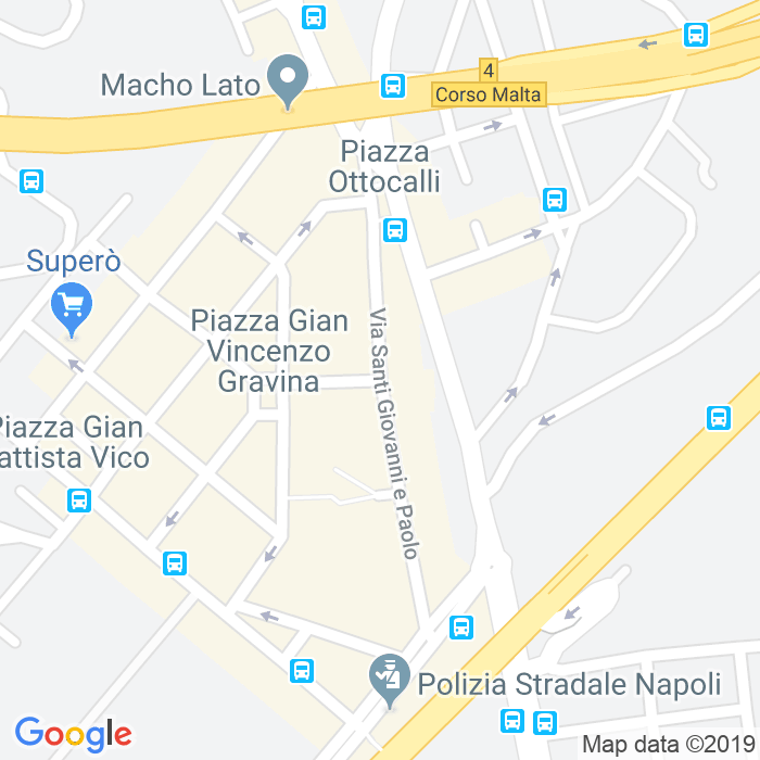 CAP di Via Santi Giovanni E Paolo a Napoli