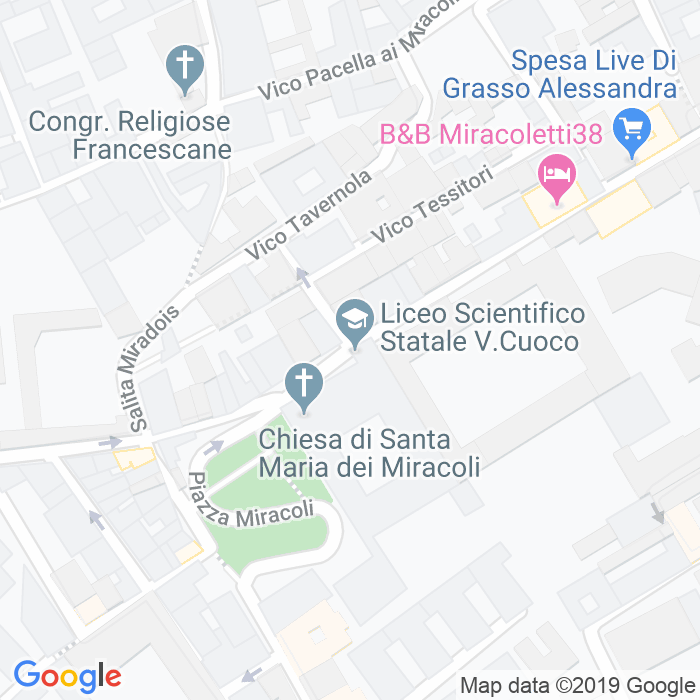 CAP di Vico Dei Miracoli a Napoli