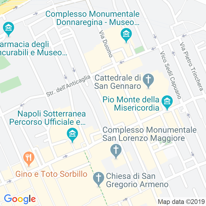 CAP di Piazza Dei Gerolomini a Napoli
