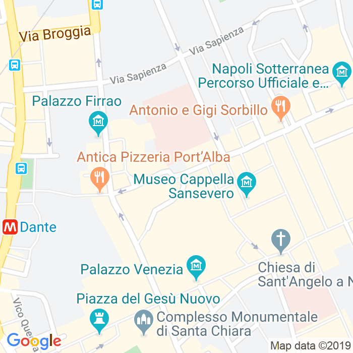 CAP di Piazza Luigi Miraglia a Napoli