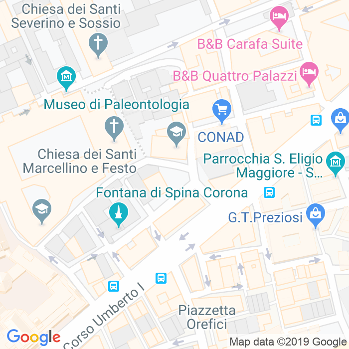 CAP di Piazza Portanova a Napoli