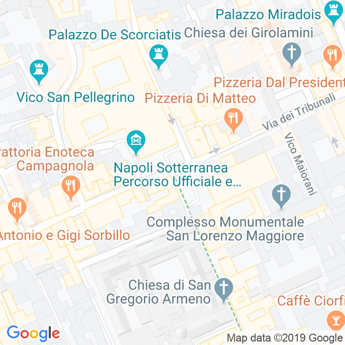 CAP di Piazza San Gaetano a Napoli