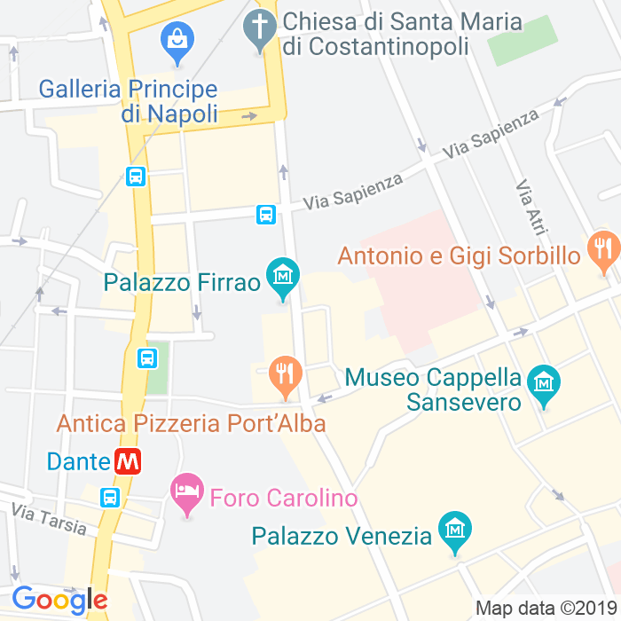 CAP di Piazza Vincenzo Bellini a Napoli