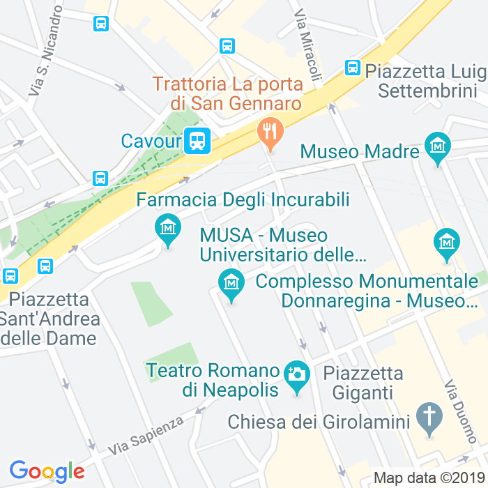 CAP di Piazzetta Della Consolazione a Napoli