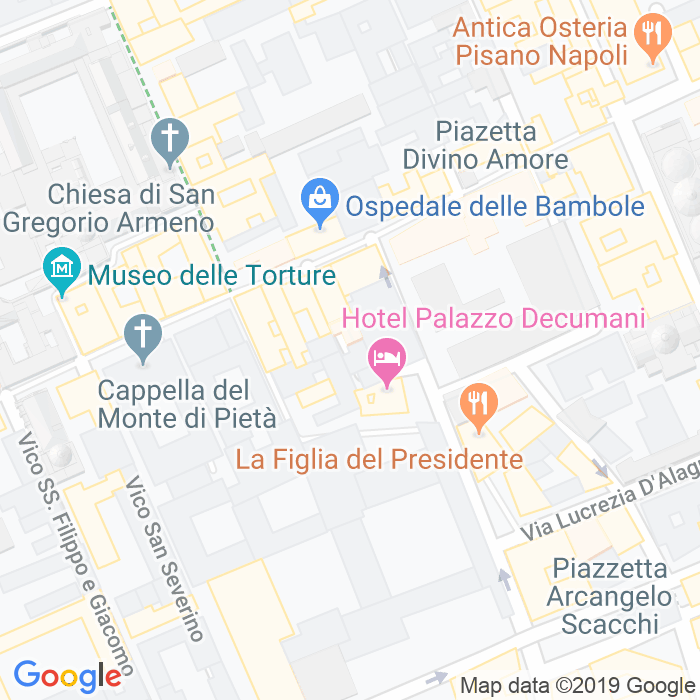 CAP di Piazzetta Giustino Fortunato a Napoli