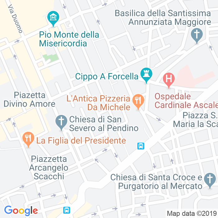 CAP di Piazzetta Sant'Arcangelo A Baiano a Napoli
