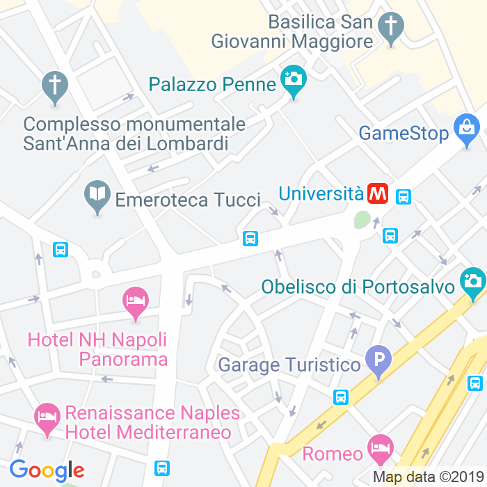 CAP di Via Cardinale Paolo Burali D'Arezzo a Napoli