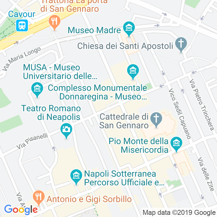 CAP di Via San Giuseppe Dei Ruffi a Napoli