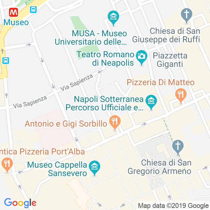 CAP di Vico Purgatorio Ad Arco a Napoli