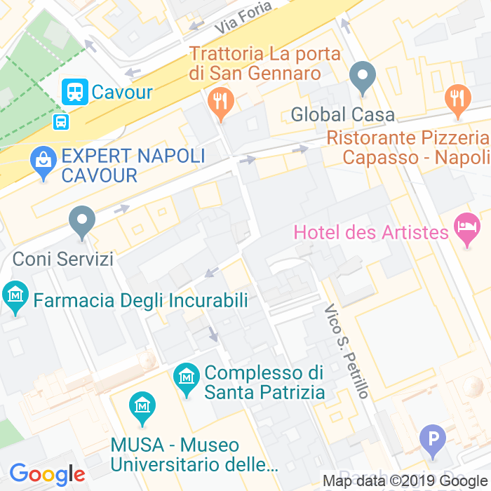 CAP di Vicoletto Gesu'Delle Monache a Napoli
