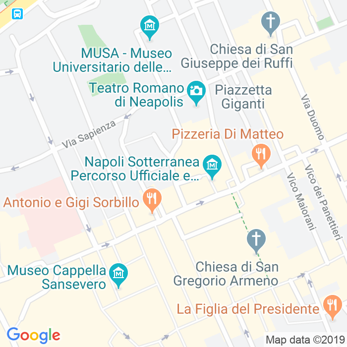 CAP di Vicoletto Ii San Paolo a Napoli