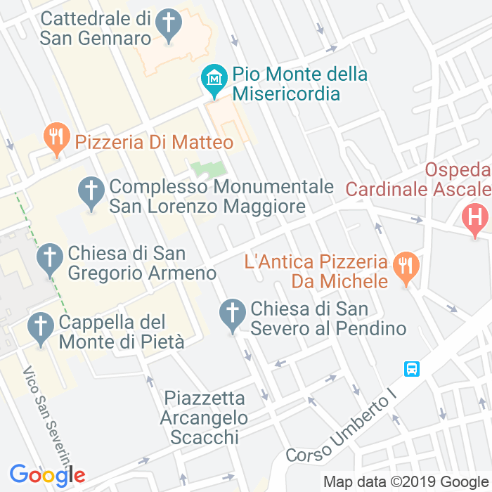 CAP di Vicoletto San Giorgio Ai Mannesi a Napoli