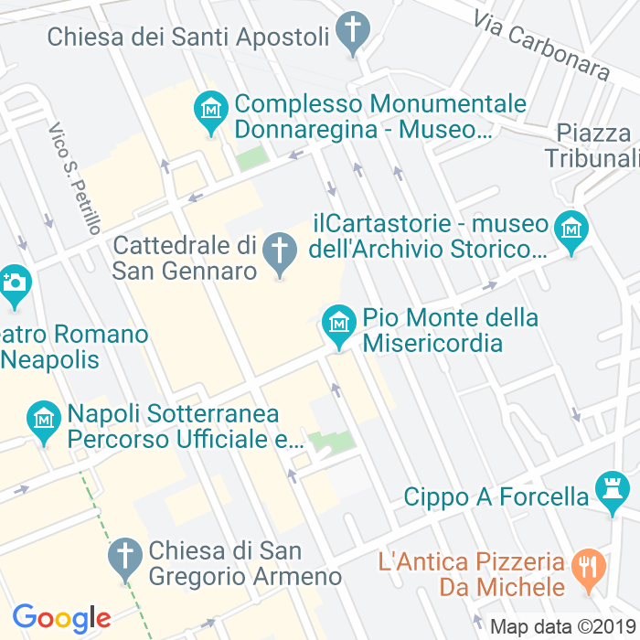 CAP di Piazza Cardinale Sisto Riario Sforza a Napoli