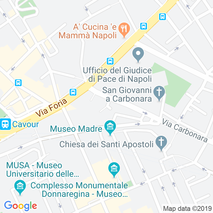 CAP di Piazzetta Luigi Settembrini a Napoli