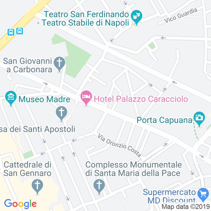 CAP di Via Carbonara a Napoli