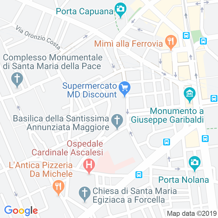 CAP di Via Maddalena Postica a Napoli