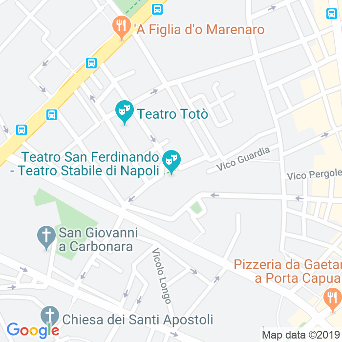CAP di Via Nuova Teatro San Ferdinando a Napoli