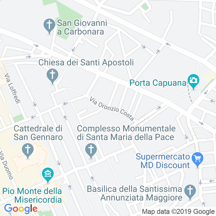 CAP di Via Oronzio Costa a Napoli