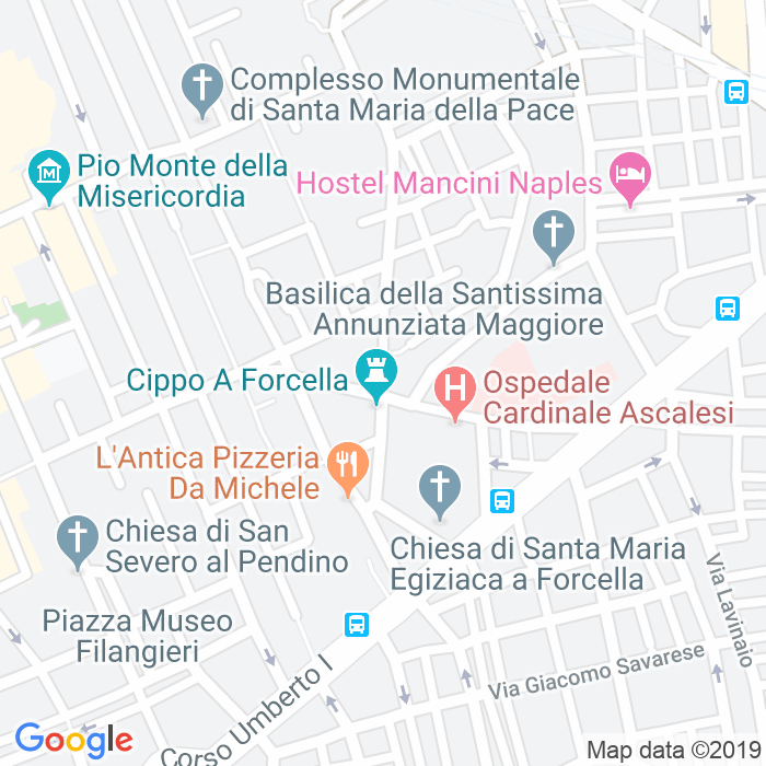 CAP di Via Pietro Colletta a Napoli