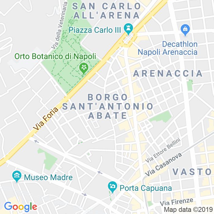 CAP di Via Sant'Antonio Abate a Napoli