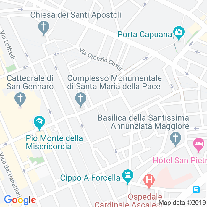 CAP di Vico San Tommaso A Capuana a Napoli